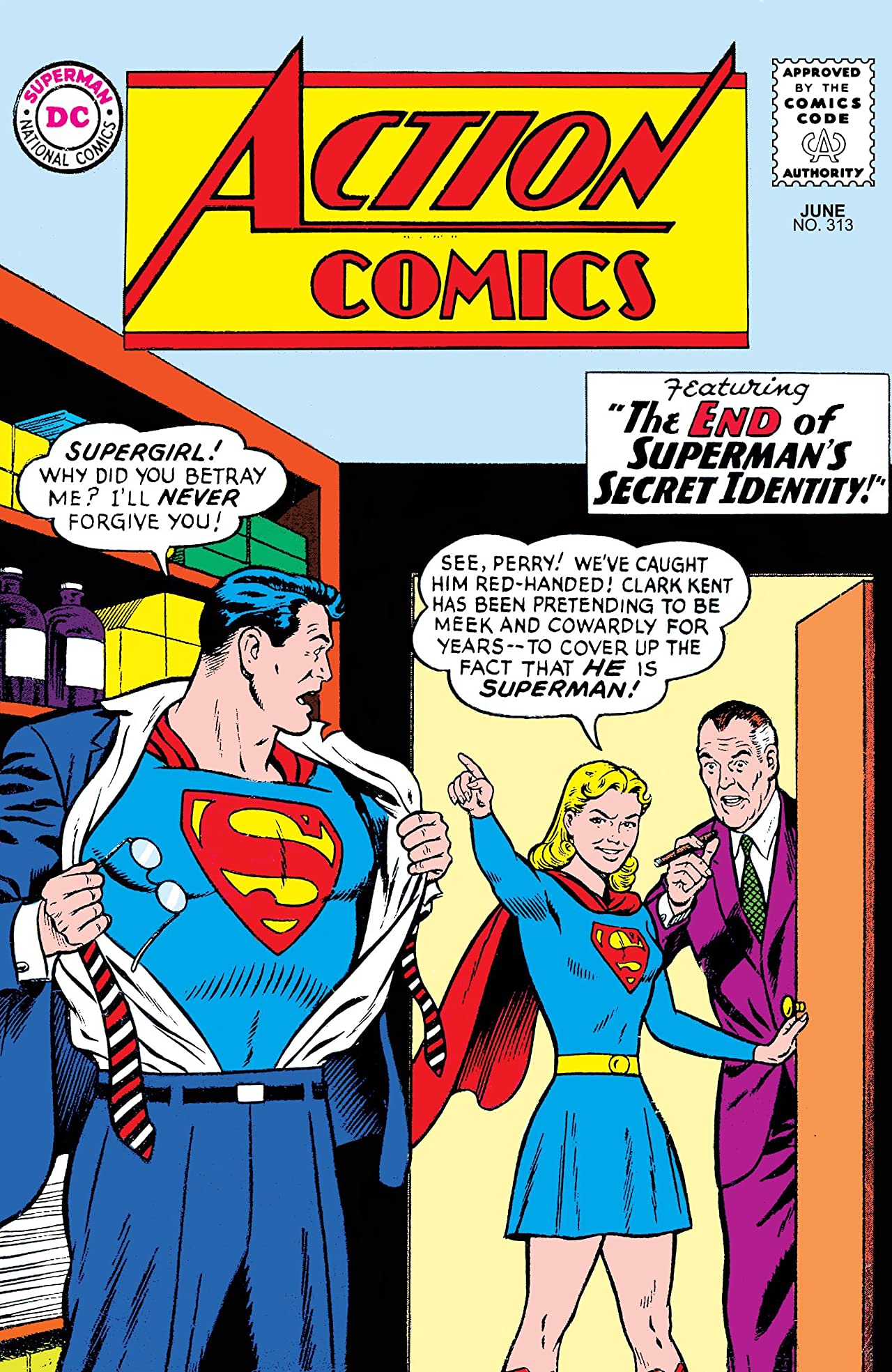 Cover of Action Comics #313