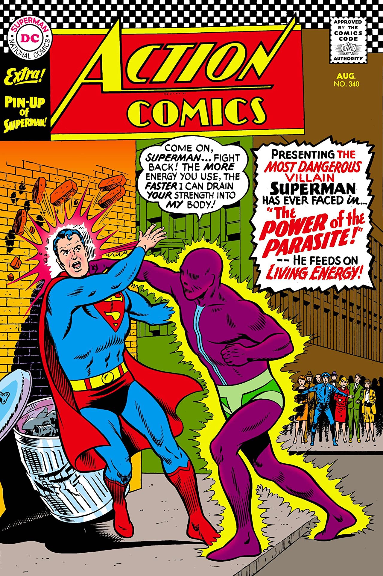 Cover of Action Comics #340