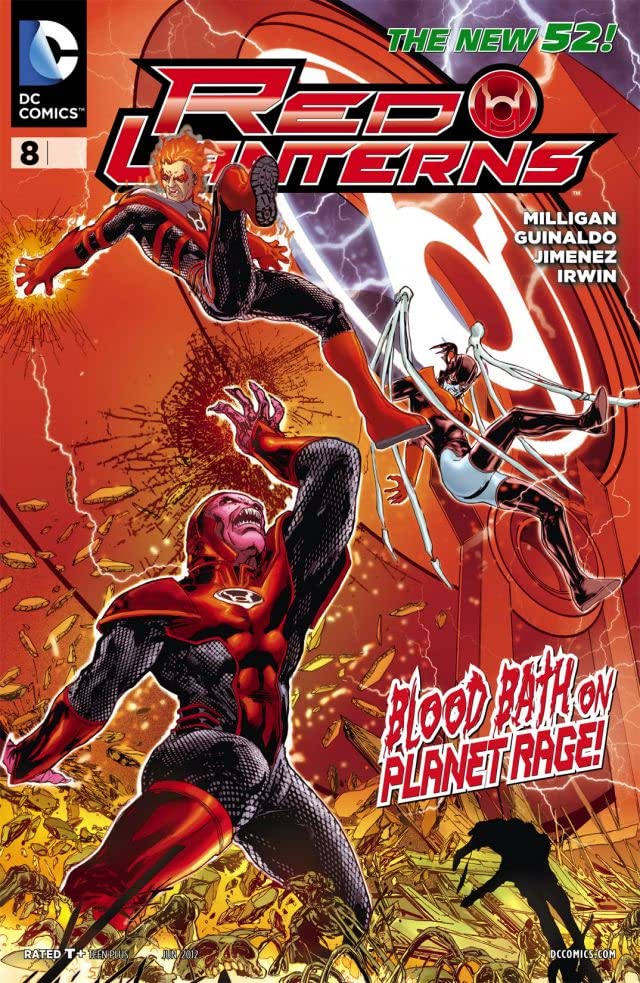 Red Lanterns (2011) #8 cover