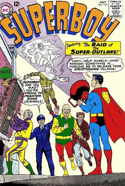 Cover of Superboy #114