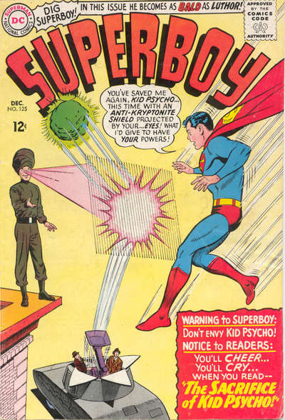 Cover of Superboy #125