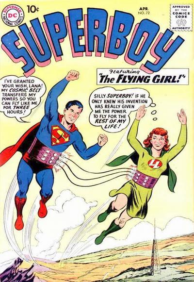 Cover of Superboy #72