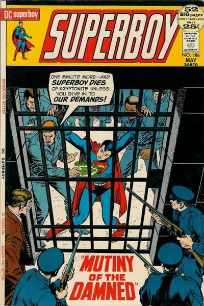 Cover of Superboy #186