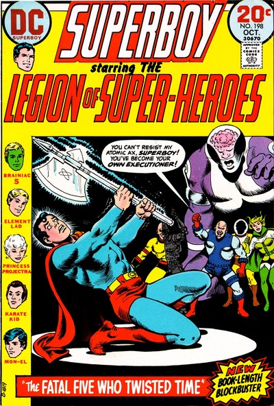 Cover of Superboy #198