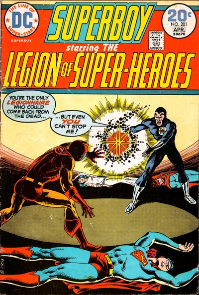 Cover of Superboy #201