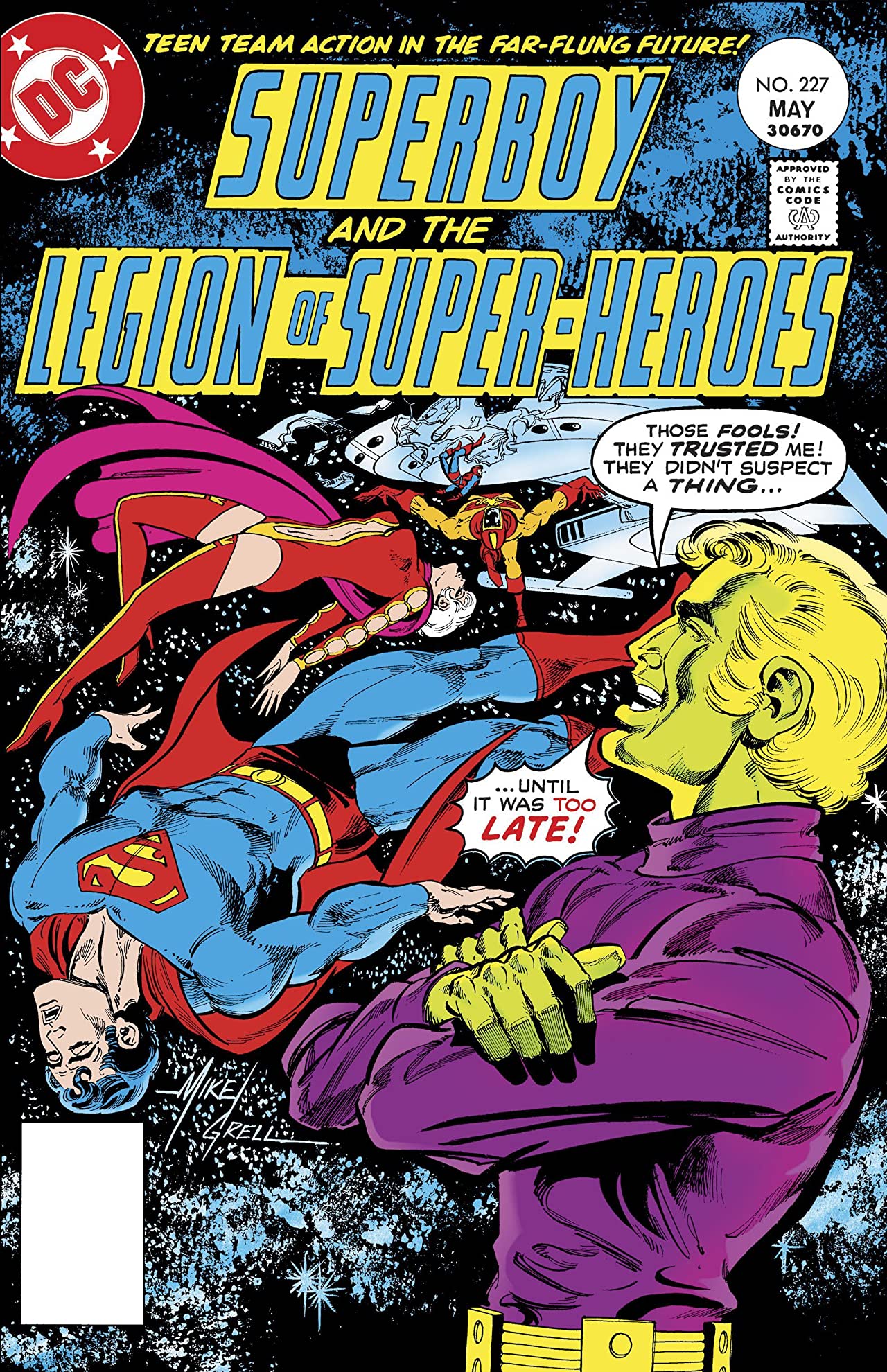Cover of Superboy #227