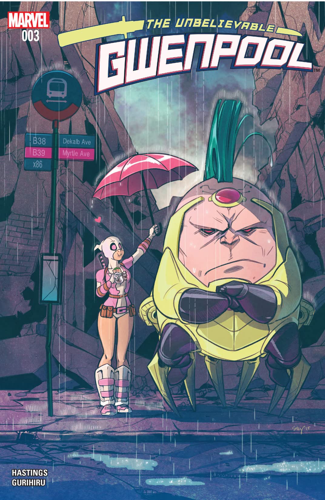 The Unbelievable Gwenpool (2016) #3 cover