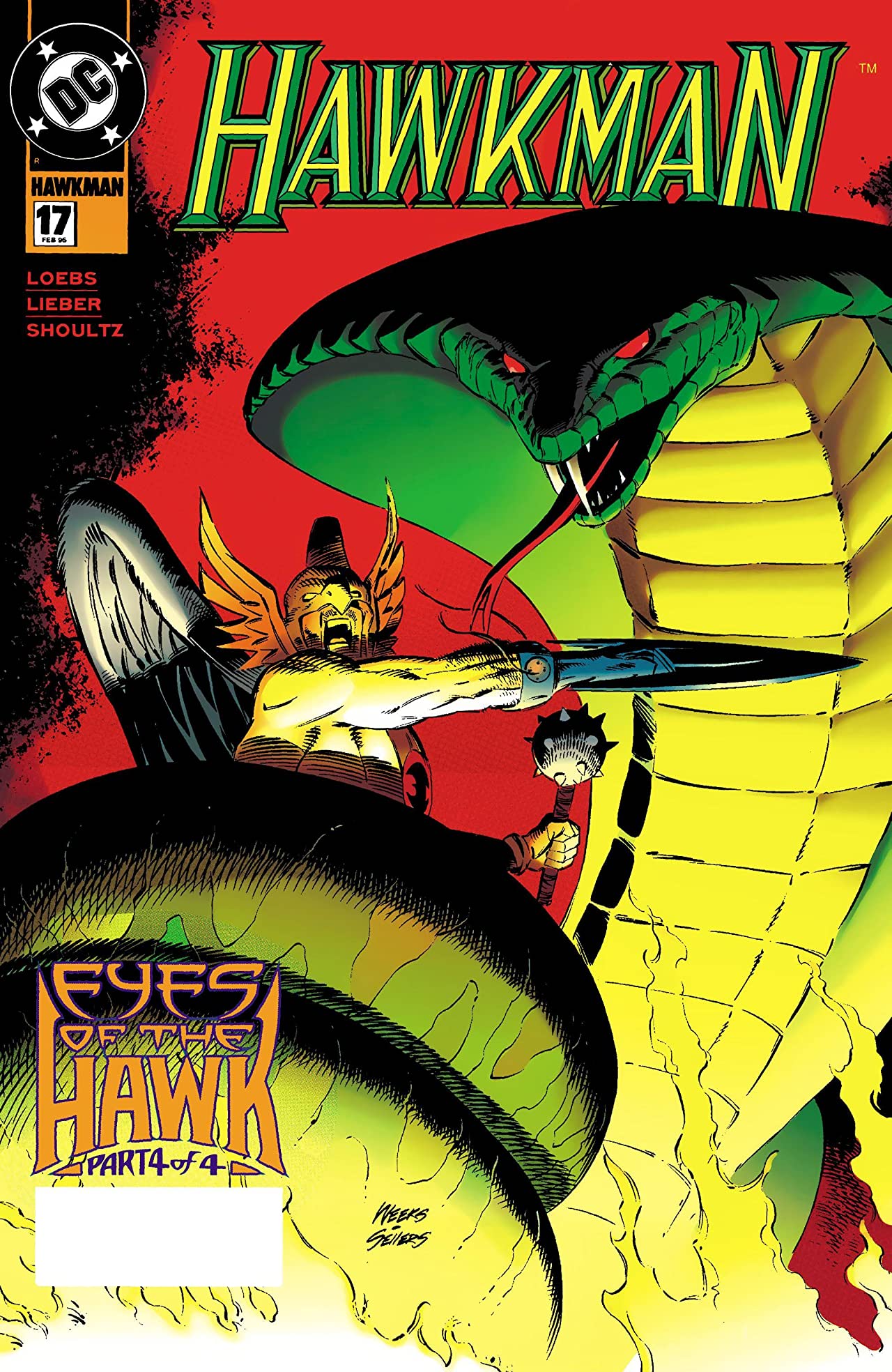 Hawkman (1993) #17 cover