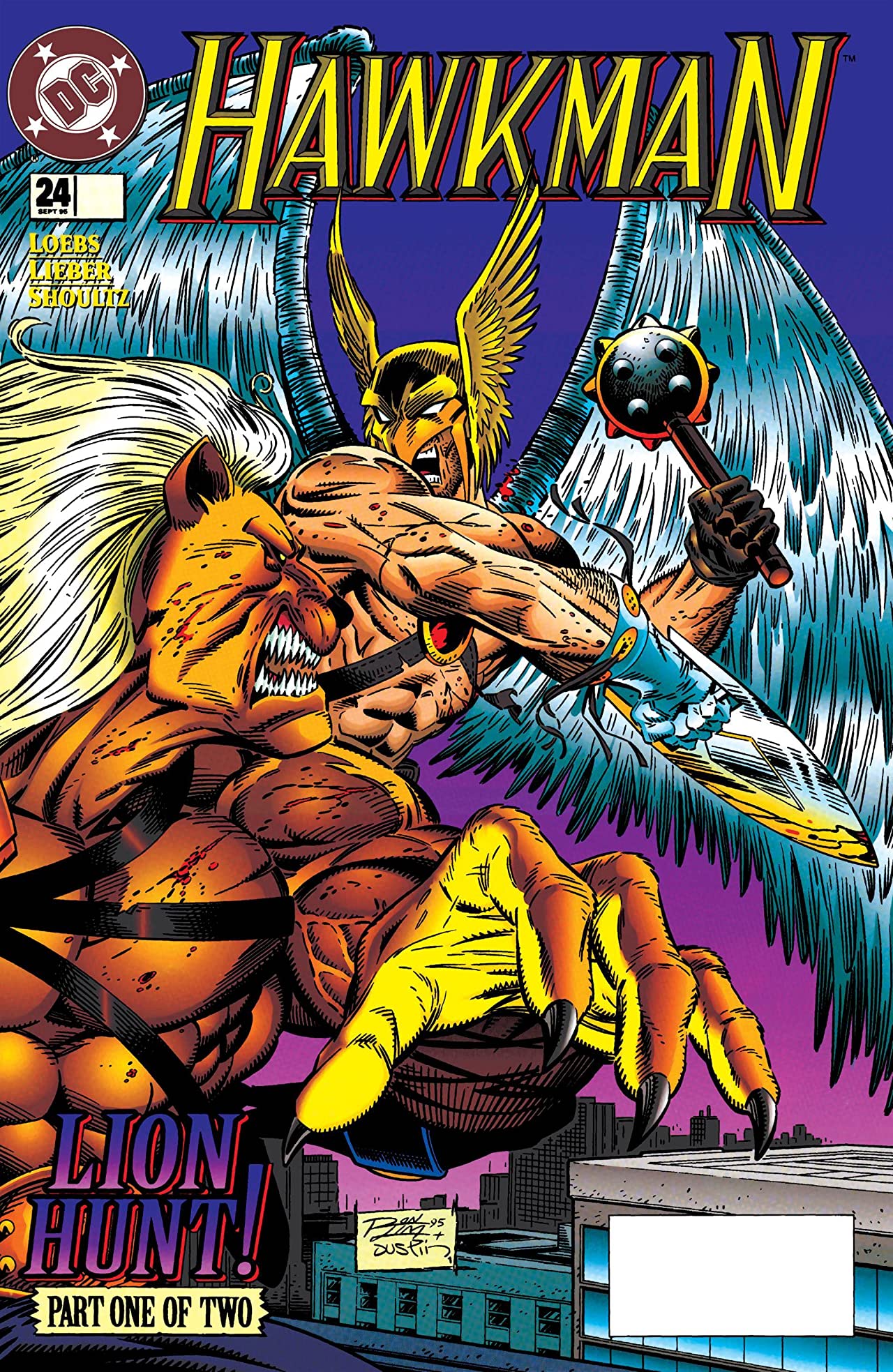 Hawkman (1993) #24 cover