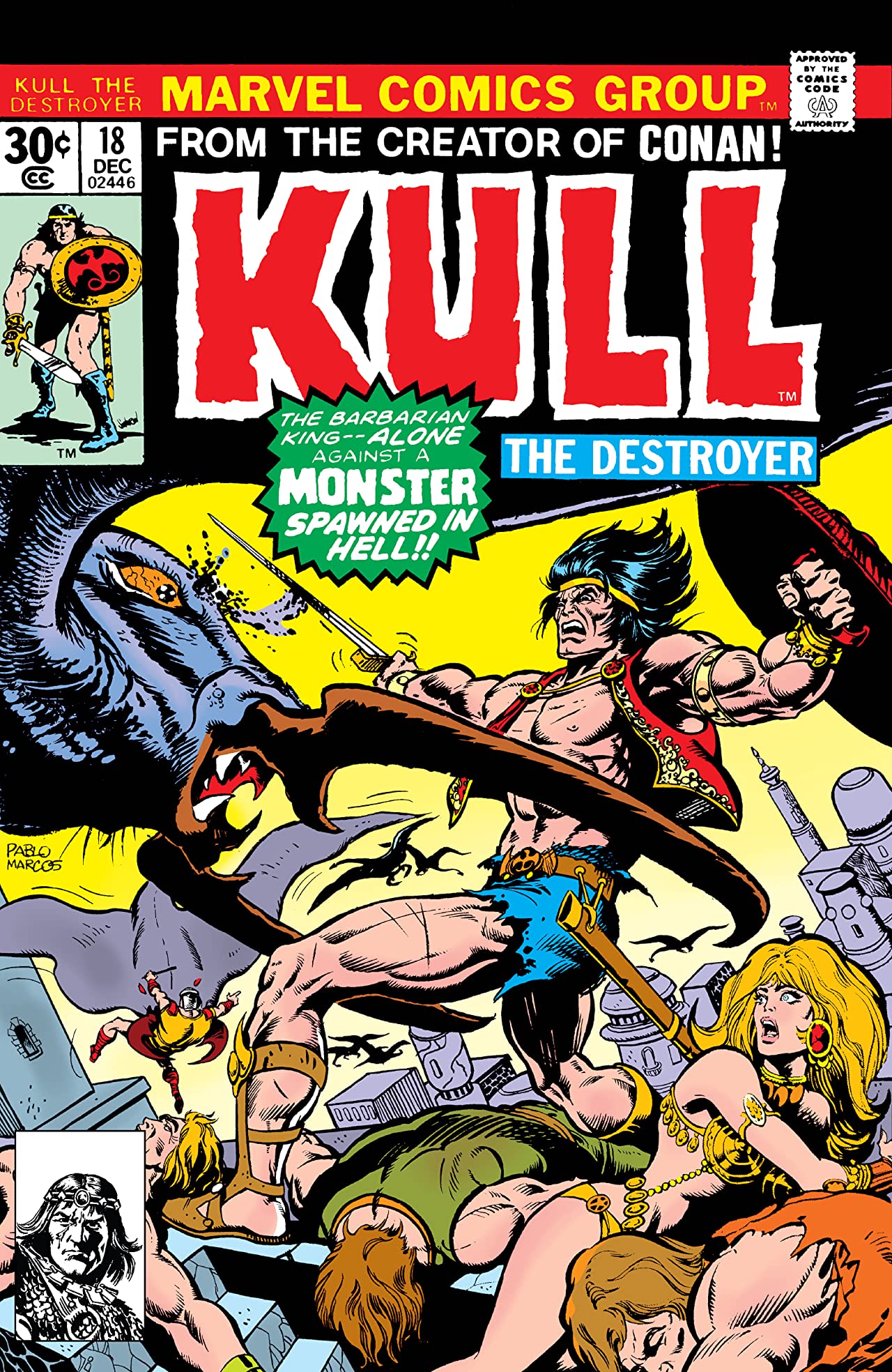 Kull, the Destroyer (1973) #18 cover