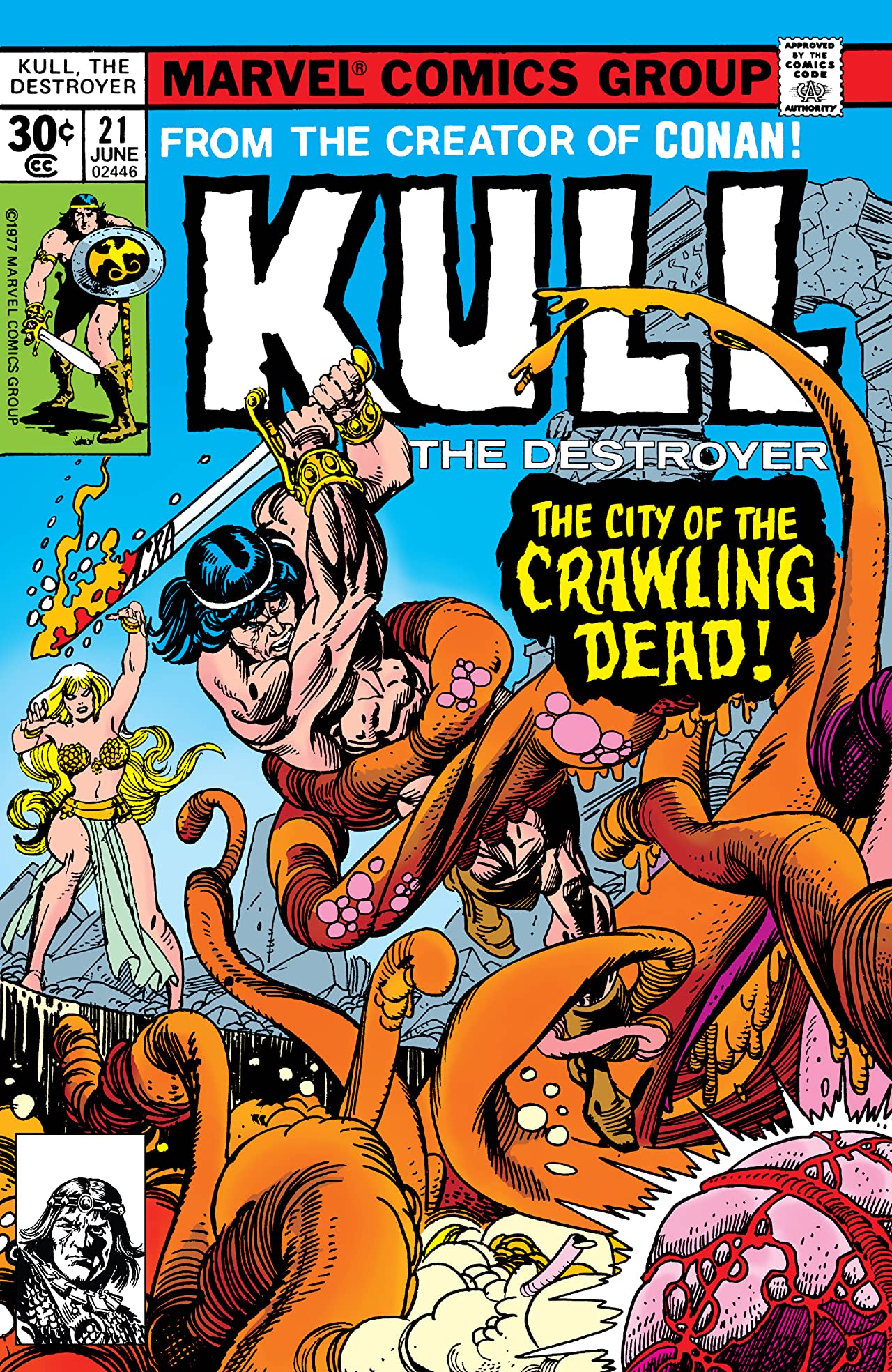 Kull, the Destroyer (1973) #21 cover