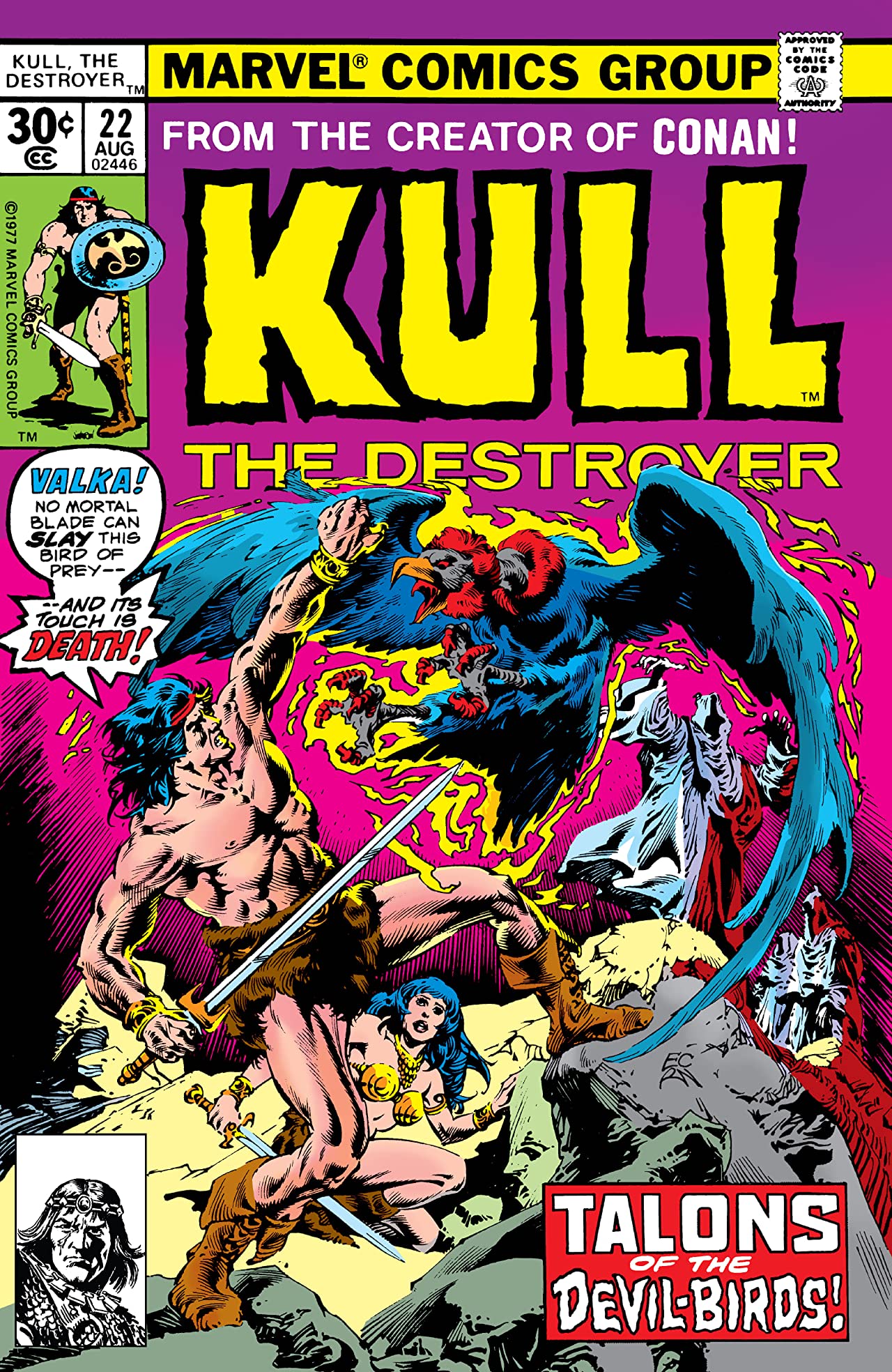 Kull, the Destroyer (1973) #22 cover