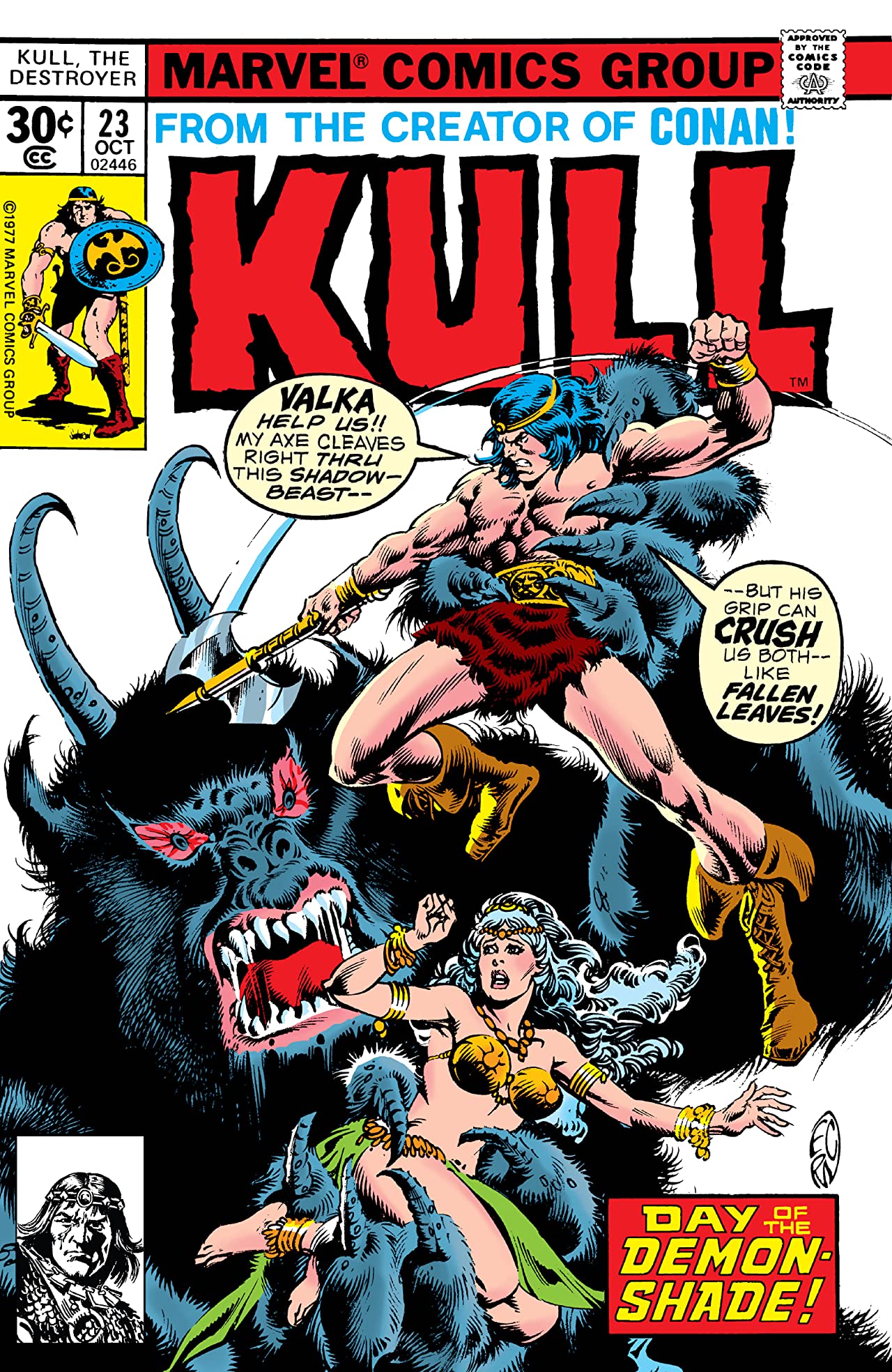 Kull, the Destroyer (1973) #23 cover