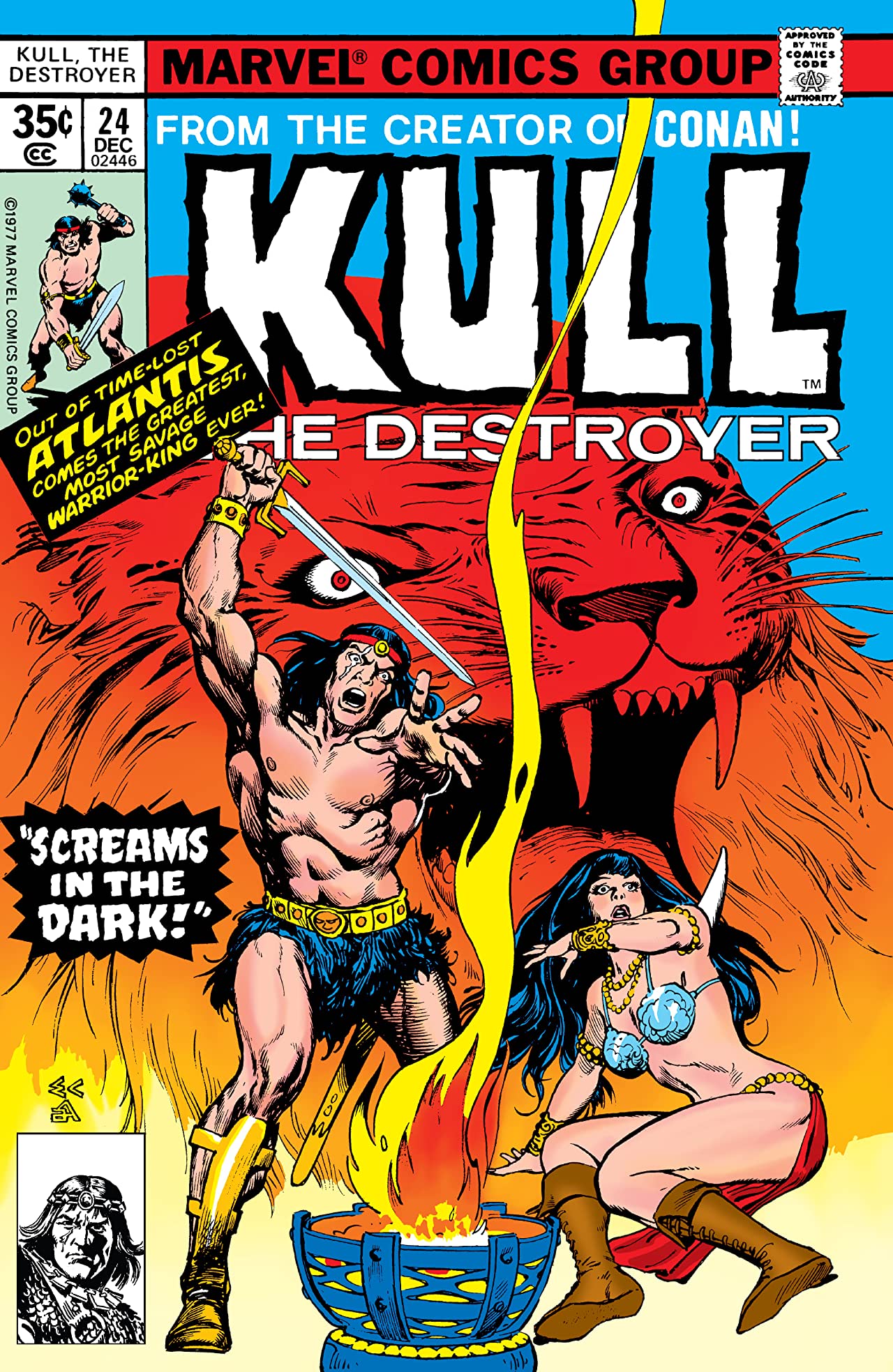 Kull, the Destroyer (1973) #24 cover