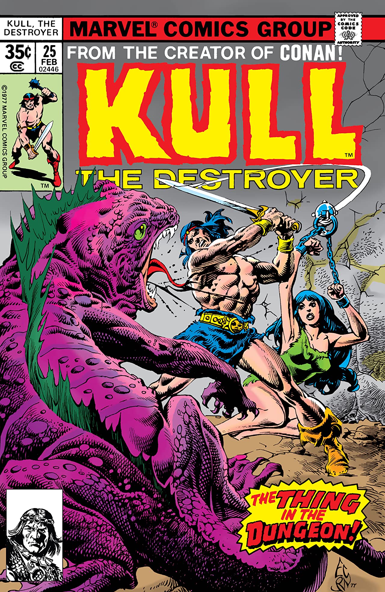 Kull, the Destroyer (1973) #25 cover