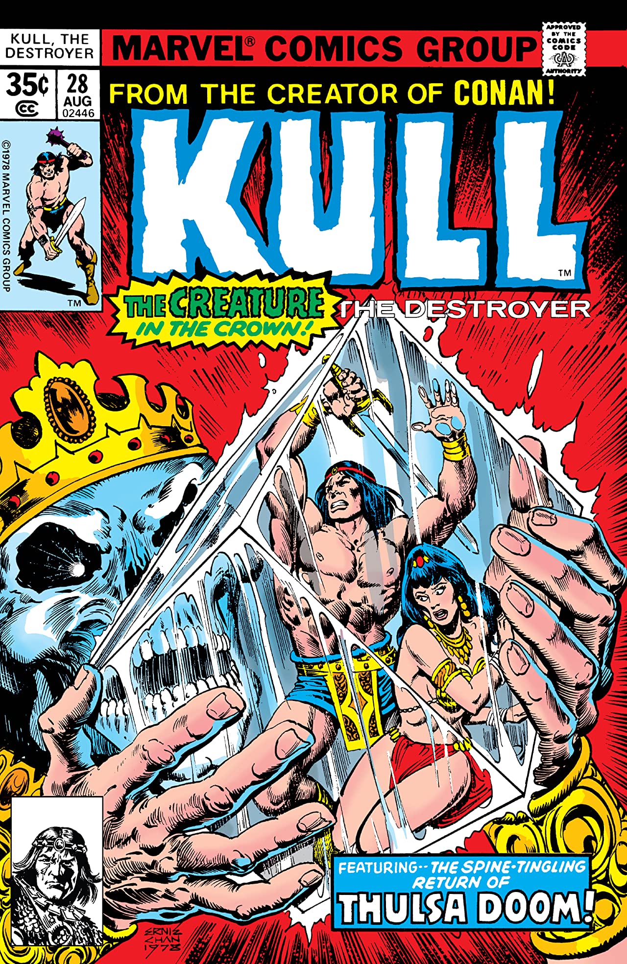 Cover of Kull, the Destroyer #28