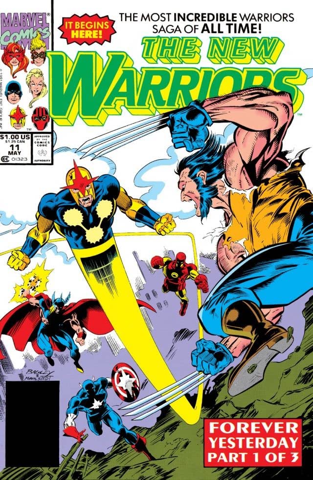 The New Warriors (1990) #11 cover