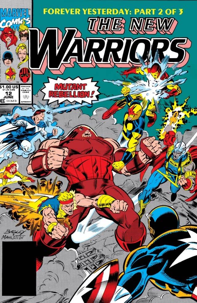 The New Warriors (1990) #12 cover