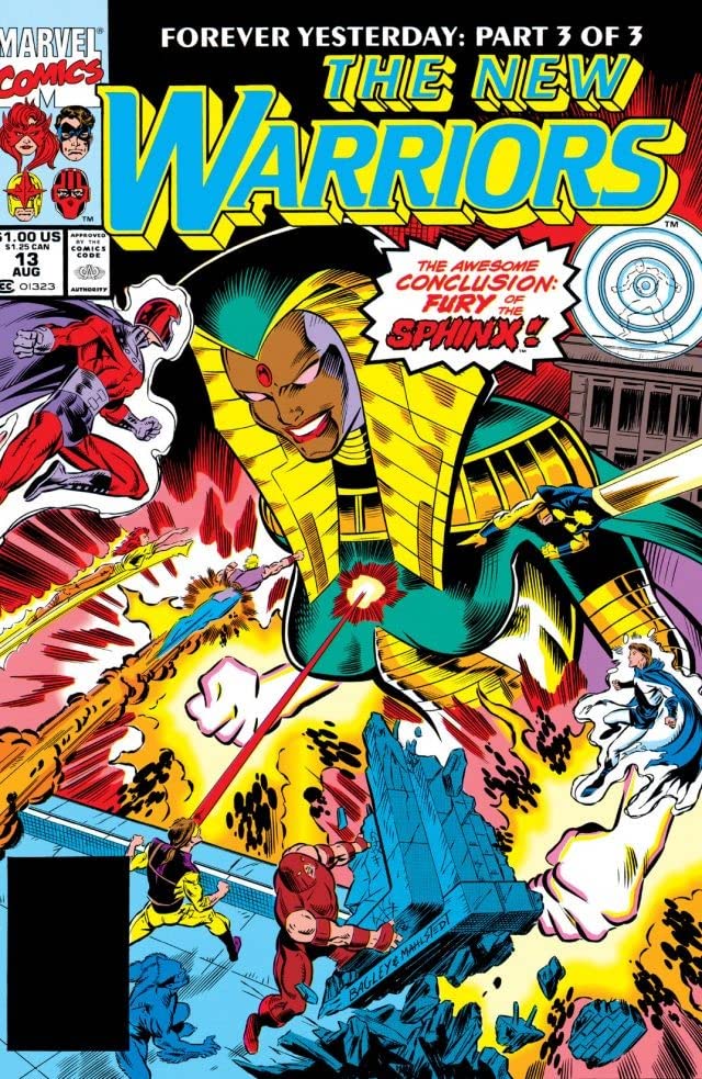 The New Warriors (1990) #13 cover