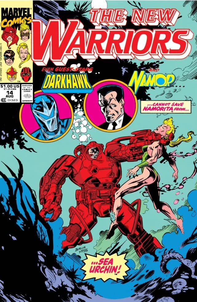 The New Warriors (1990) #14 cover