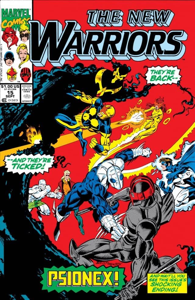 The New Warriors (1990) #15 cover