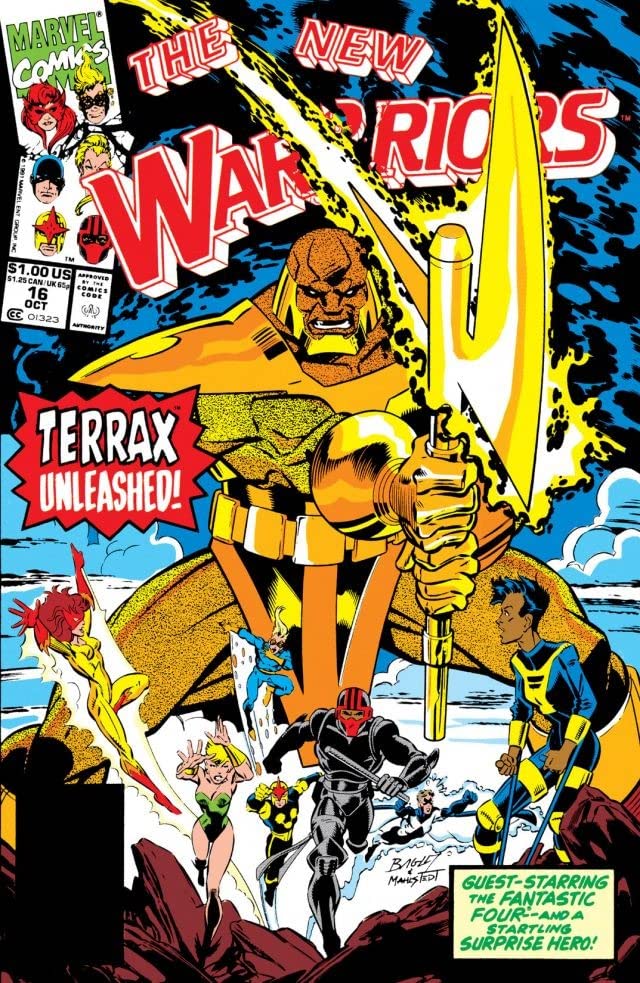 The New Warriors (1990) #16 cover