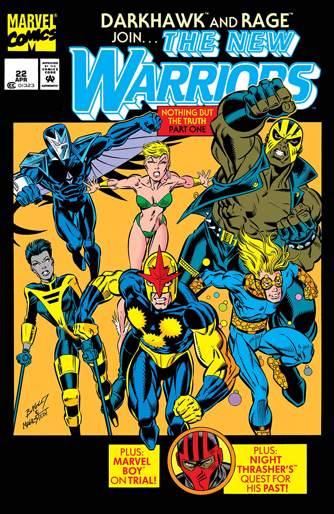 The New Warriors (1990) #22 cover