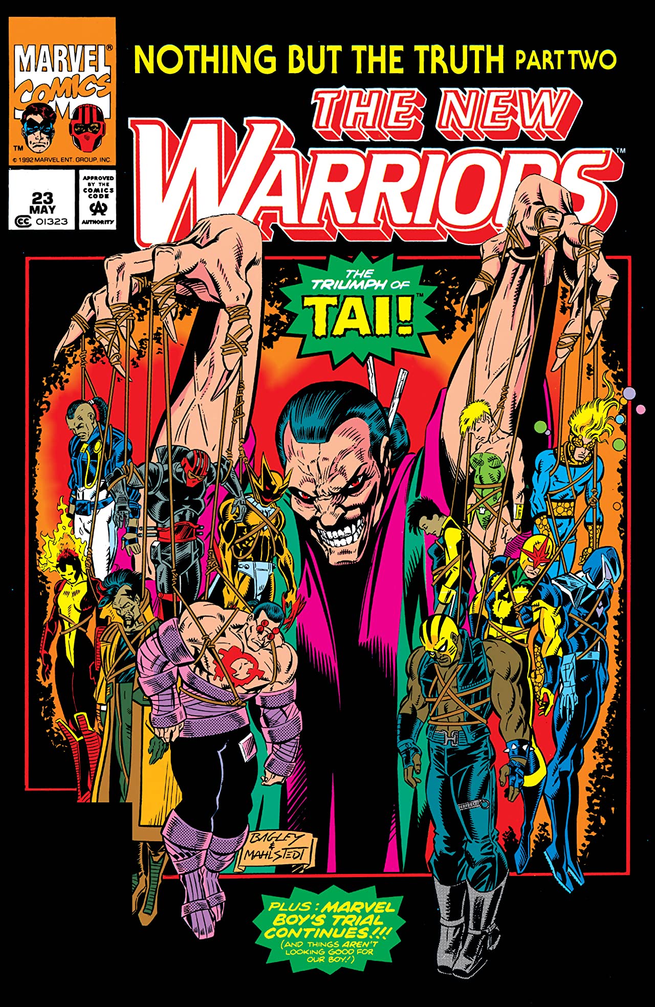 The New Warriors (1990) #23 cover
