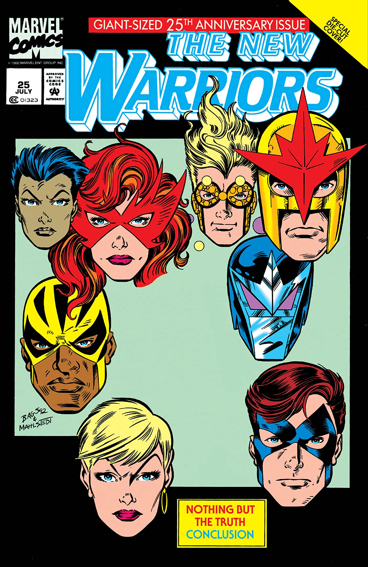The New Warriors (1990) #25 cover