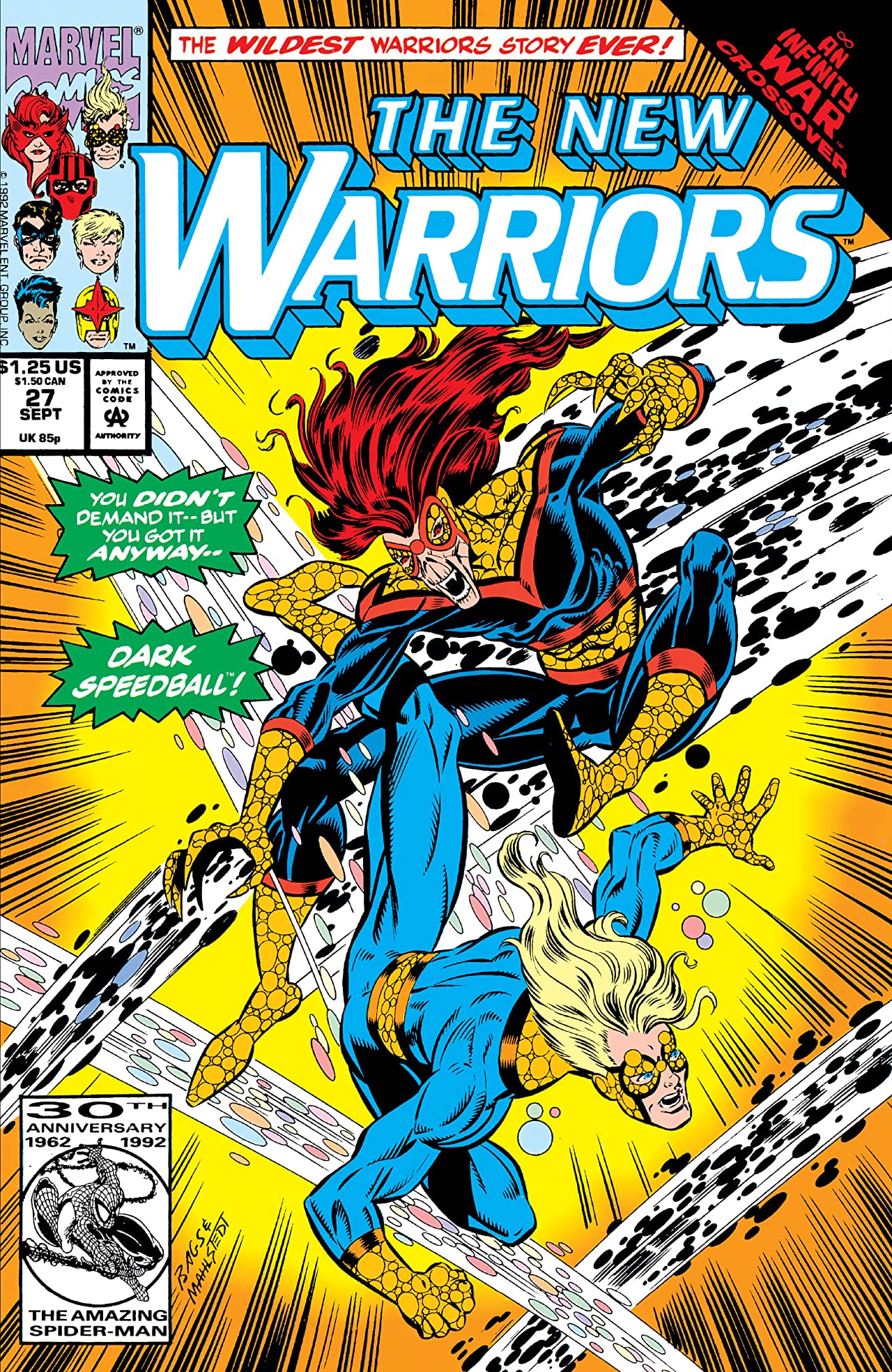 The New Warriors (1990) #27 cover