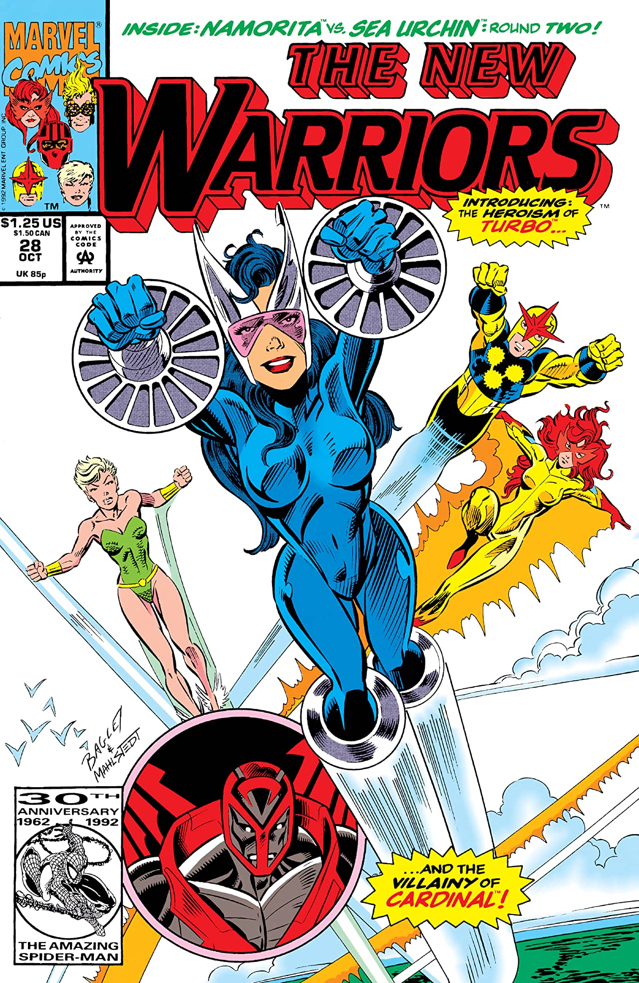 The New Warriors (1990) #28 cover