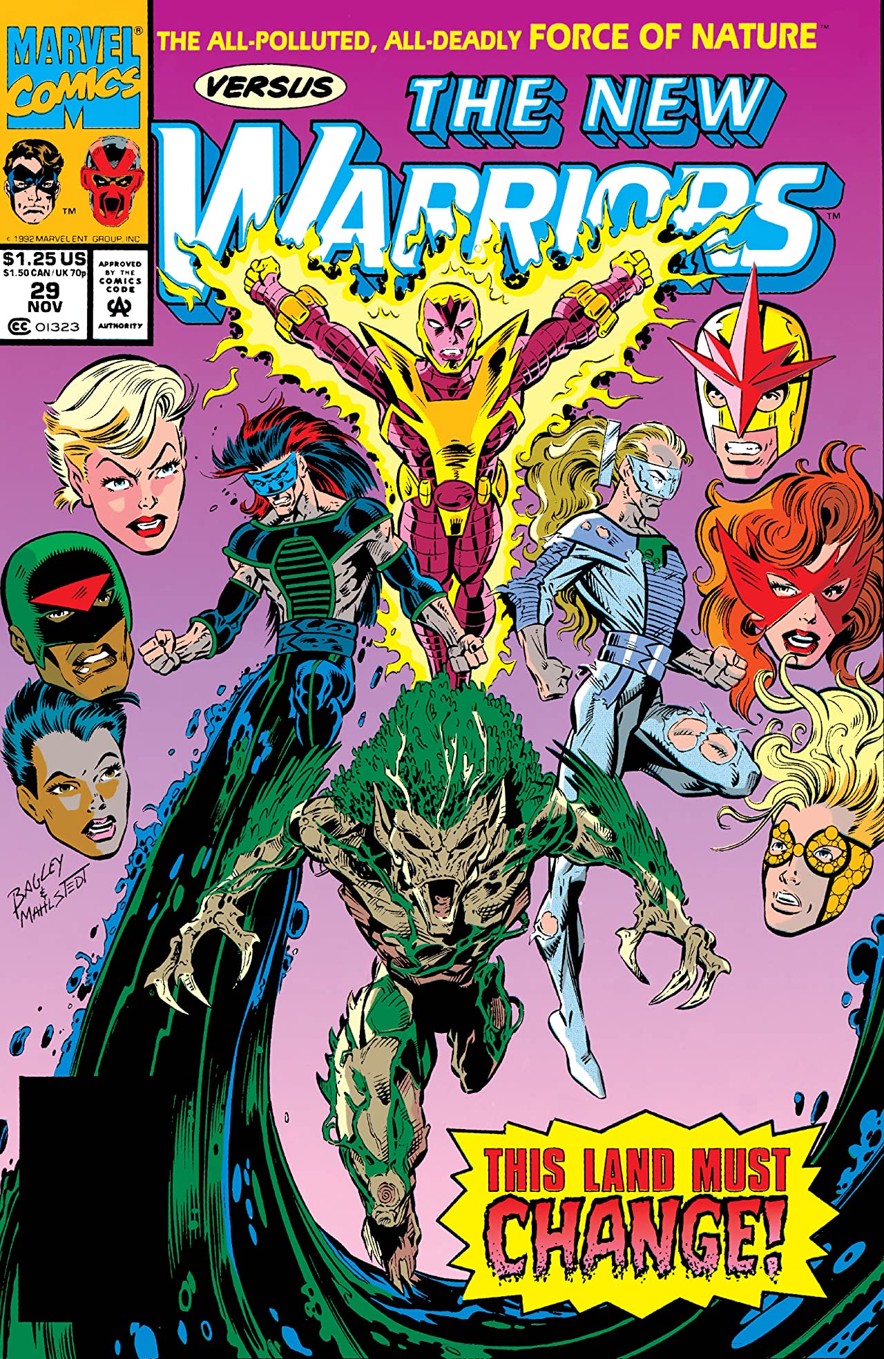 The New Warriors (1990) #29 cover
