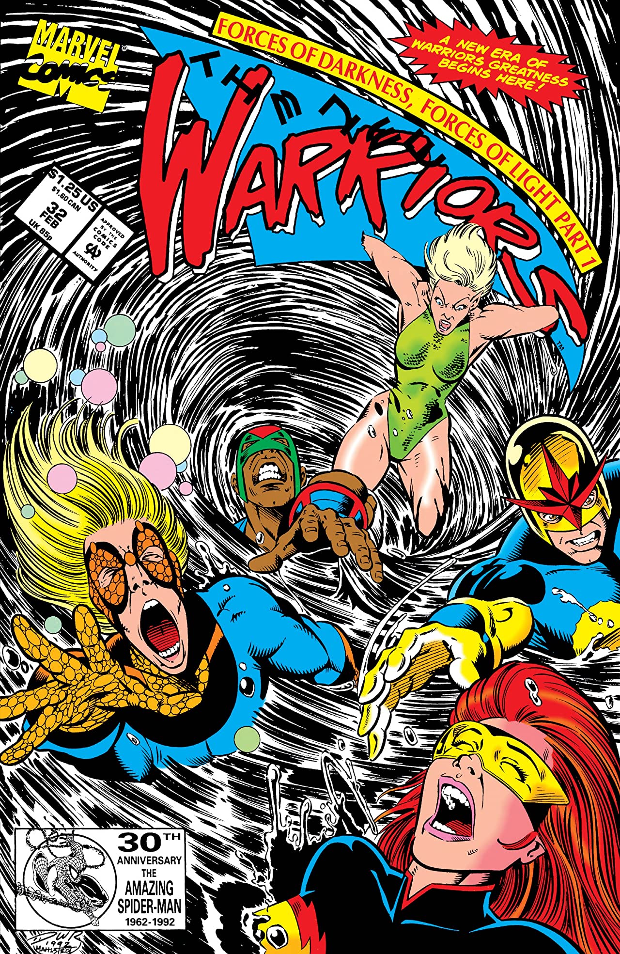 The New Warriors (1990) #32 cover