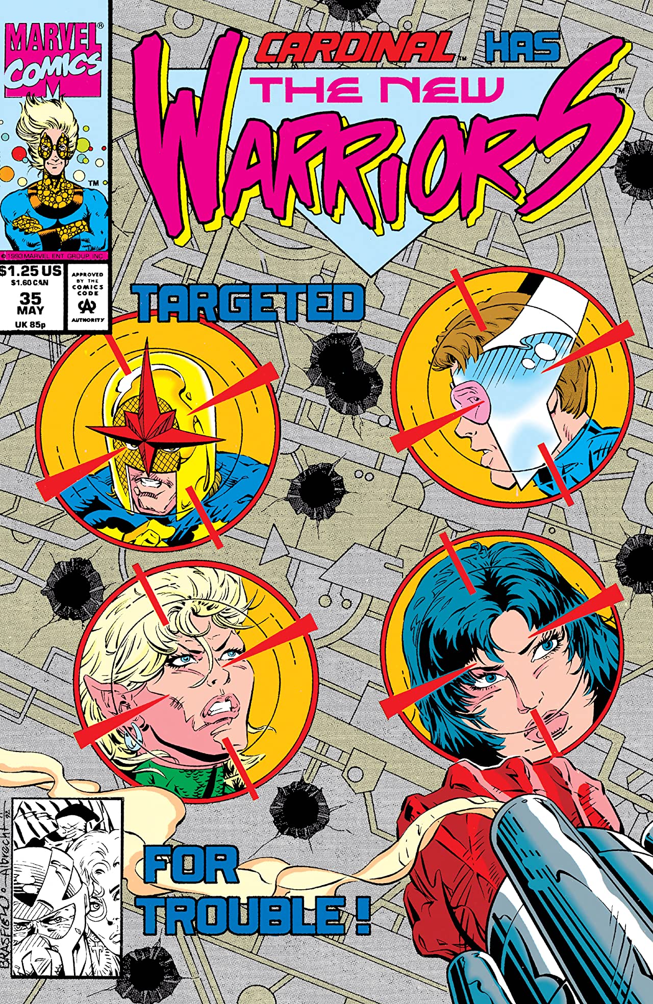 The New Warriors (1990) #35 cover