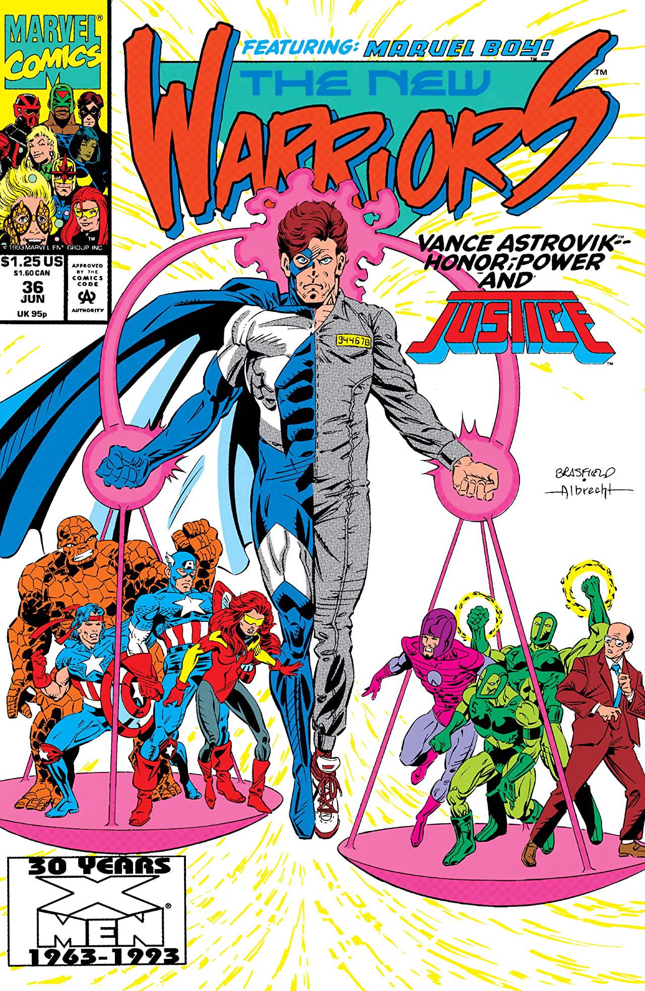 The New Warriors (1990) #36 cover
