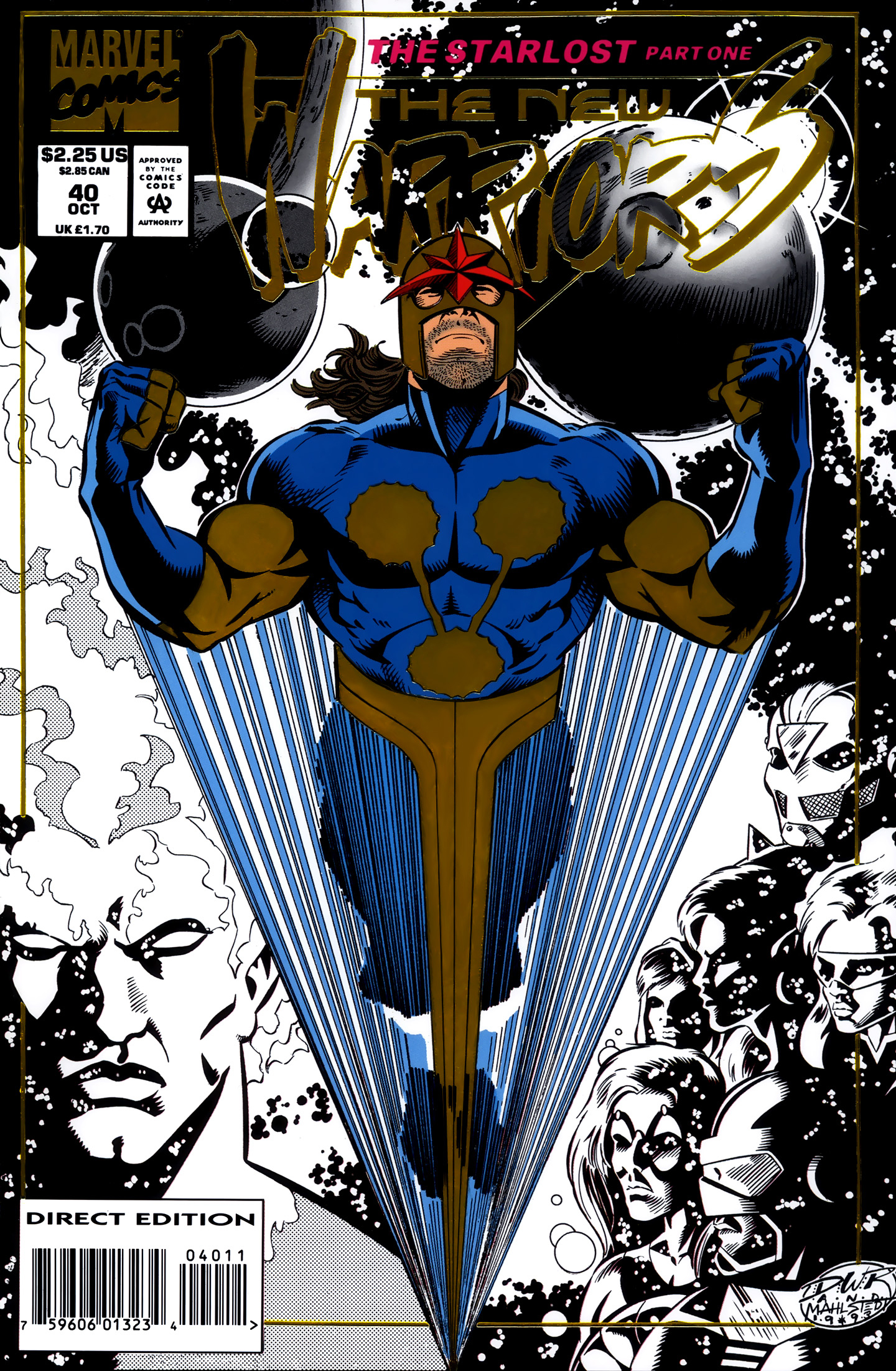 The New Warriors (1990) #40 cover