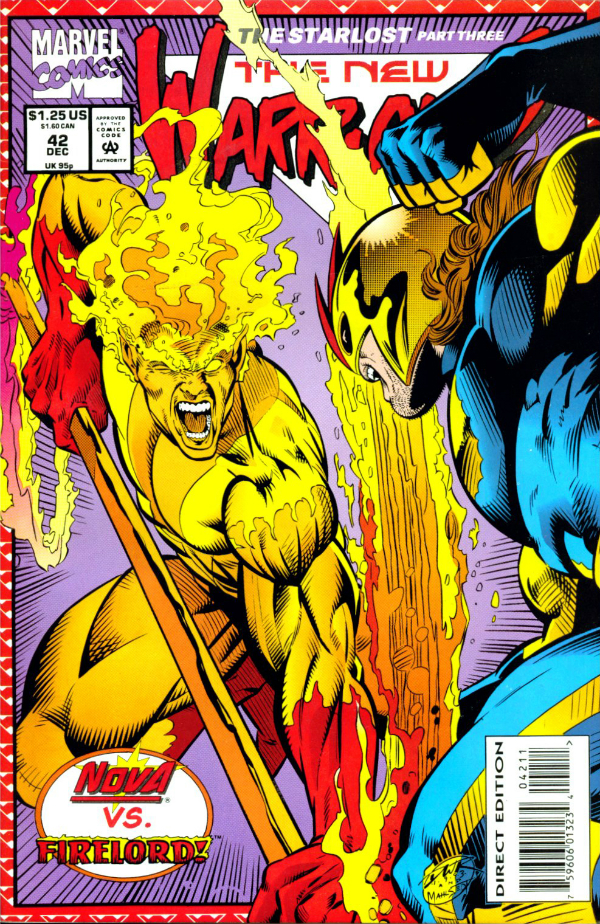 The New Warriors (1990) #42 cover