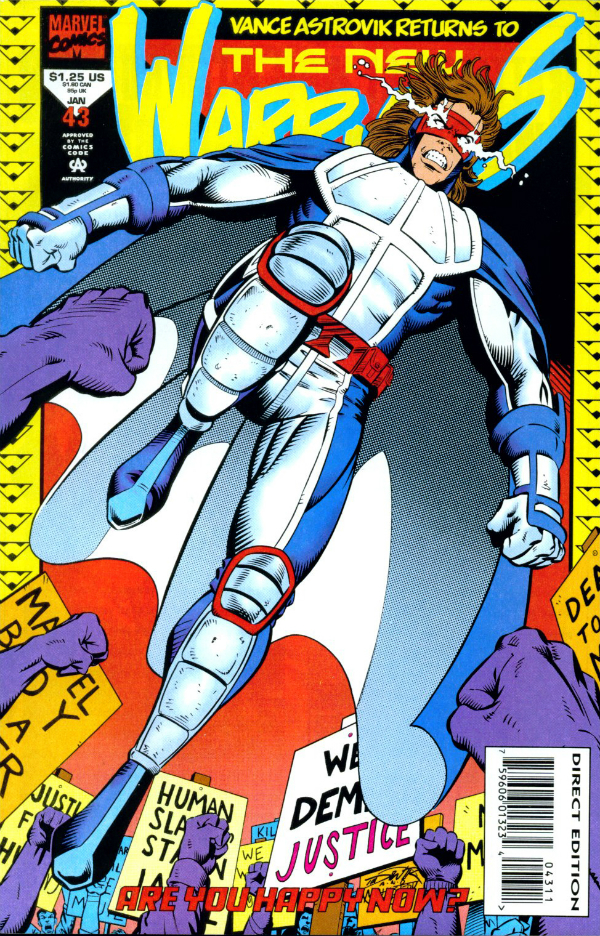 The New Warriors (1990) #43 cover