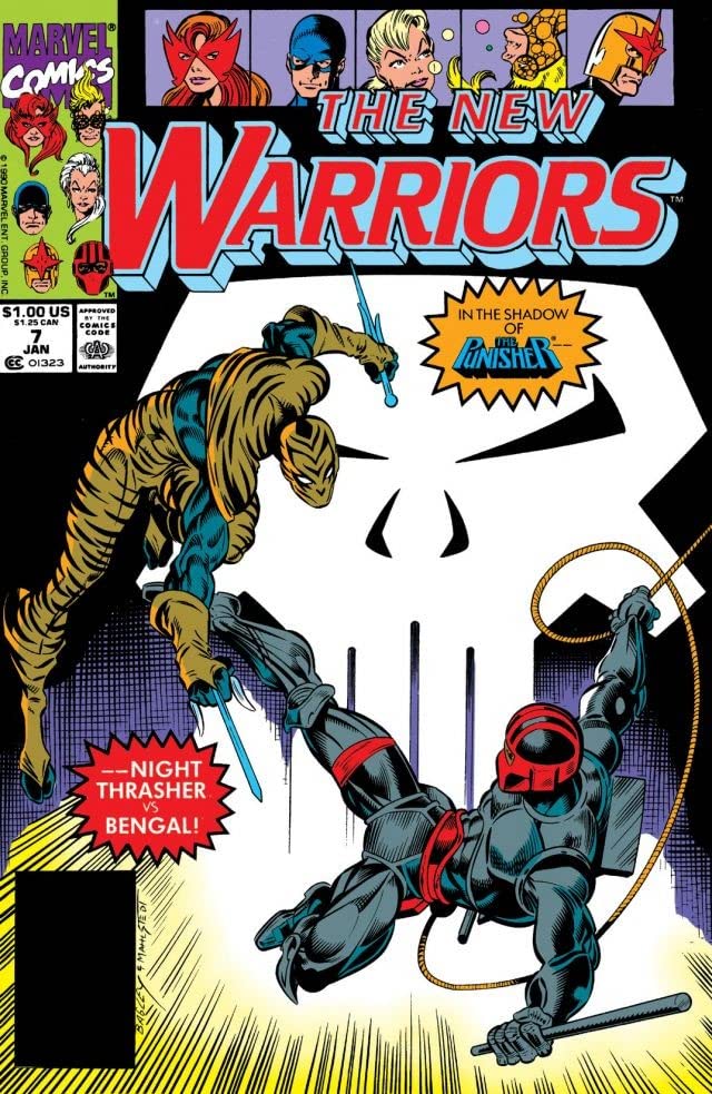 The New Warriors (1990) #7 cover