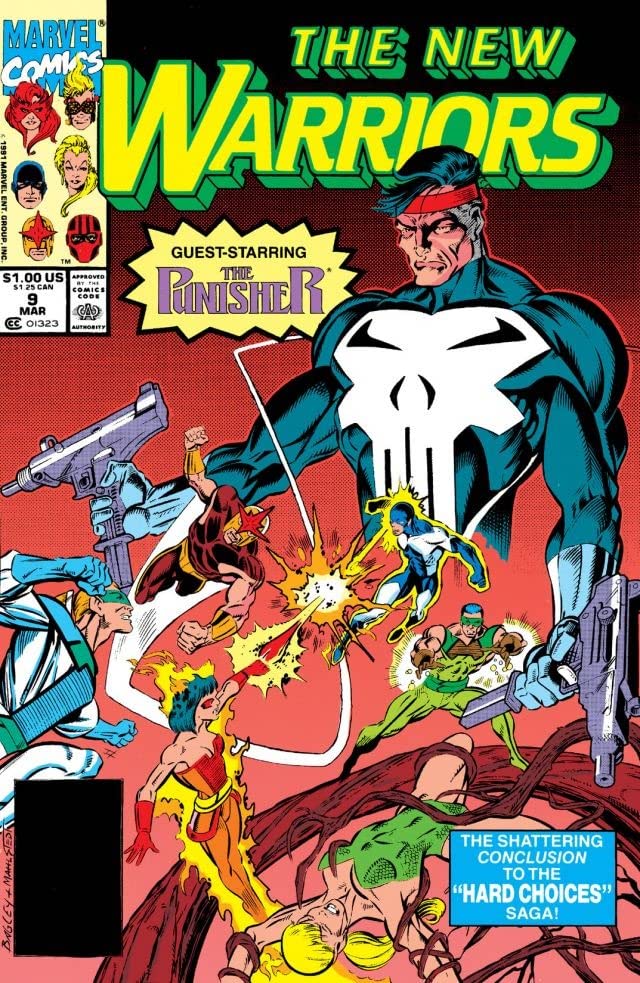 The New Warriors (1990) #9 cover