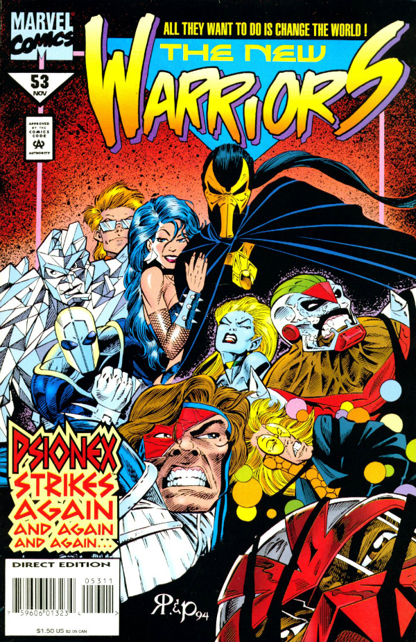 The New Warriors (1990) #53 cover