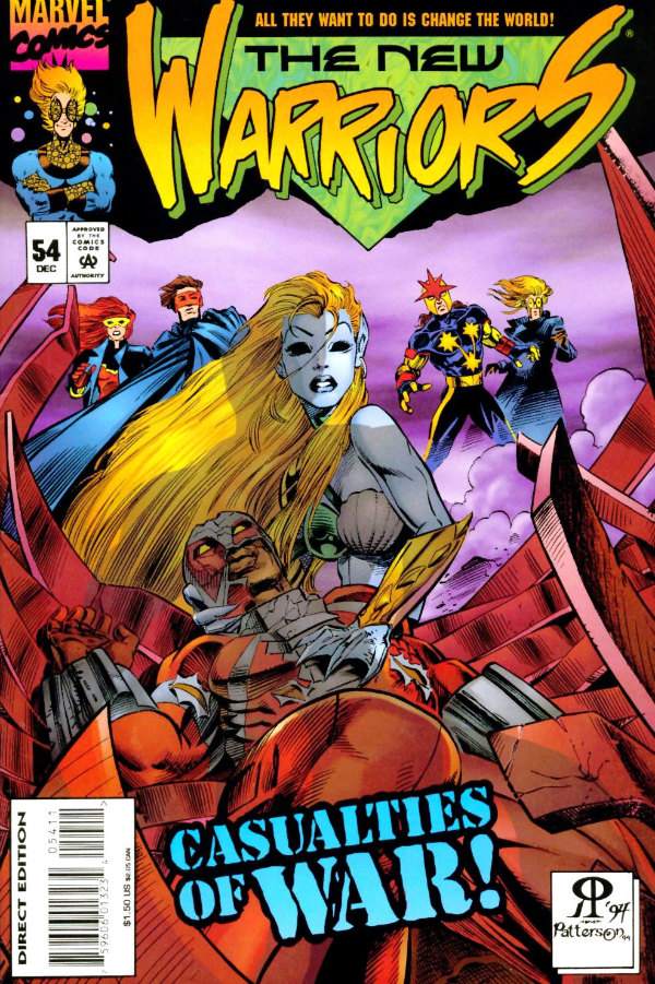 The New Warriors (1990) #54 cover