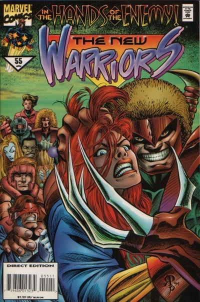 The New Warriors (1990) #55 cover