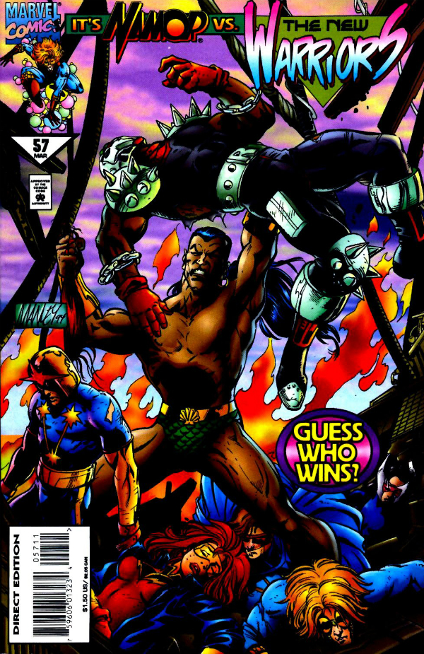The New Warriors (1990) #57 cover