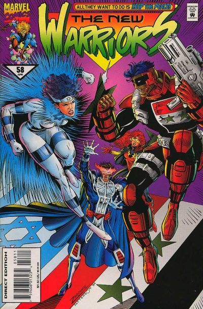 The New Warriors (1990) #58 cover