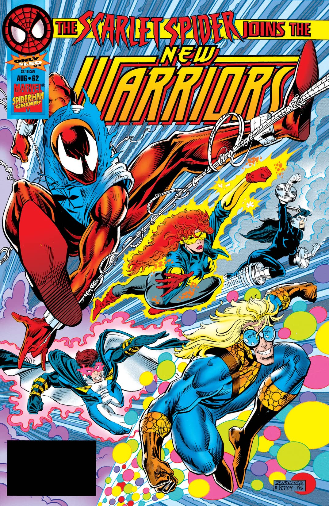 The New Warriors (1990) #62 cover