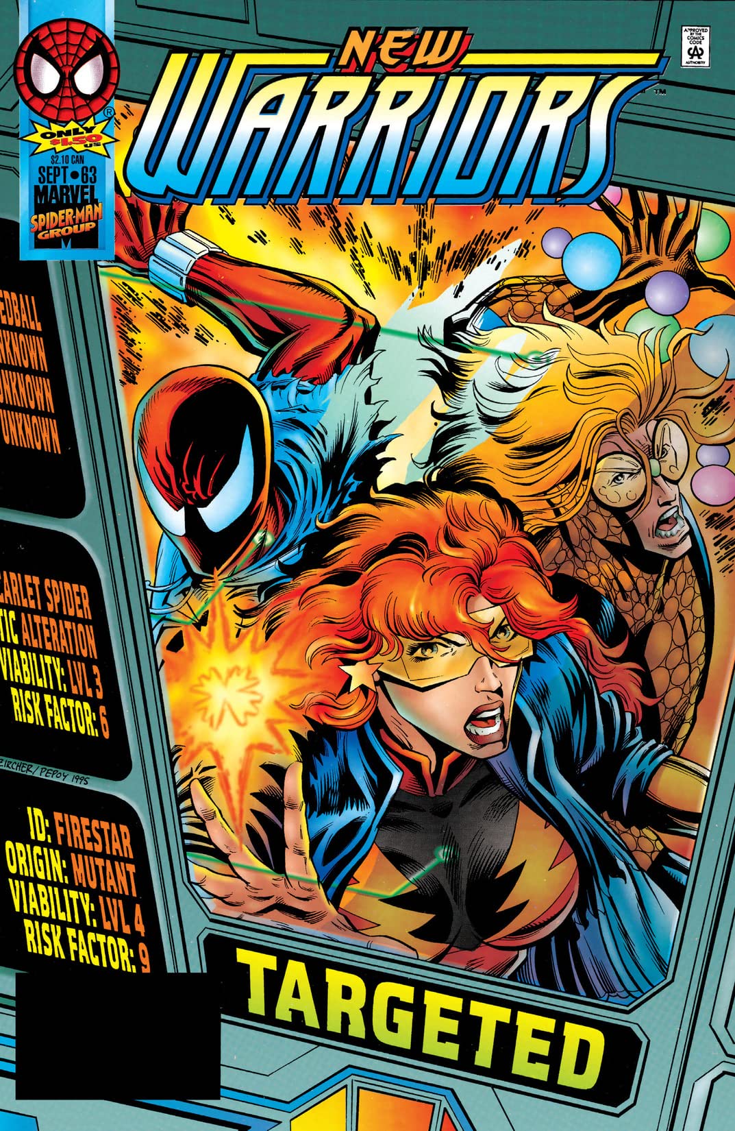 The New Warriors (1990) #63 cover