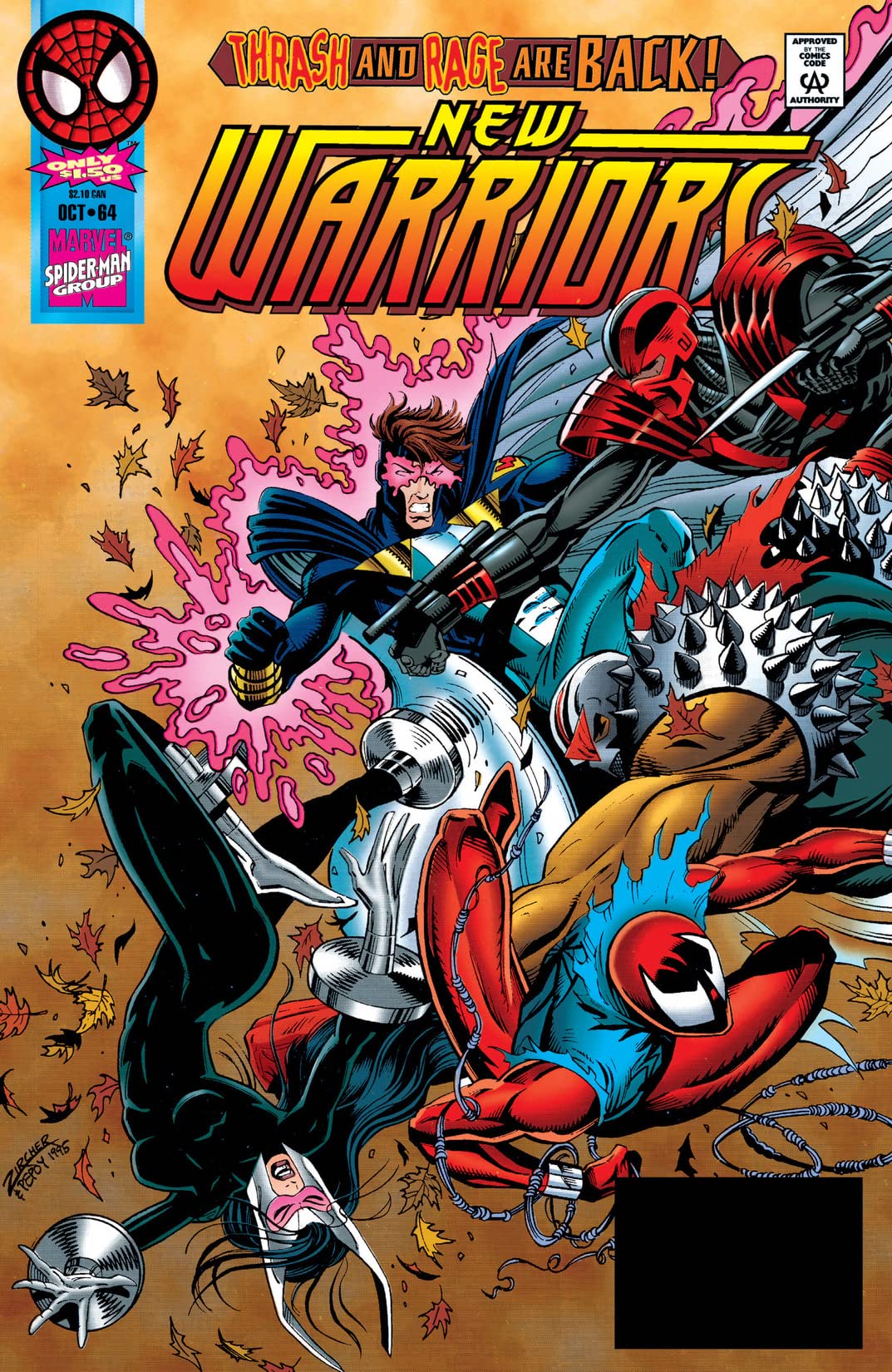 The New Warriors (1990) #64 cover