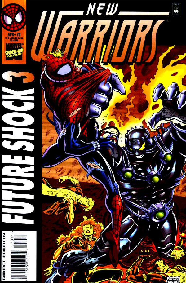 The New Warriors (1990) #70 cover