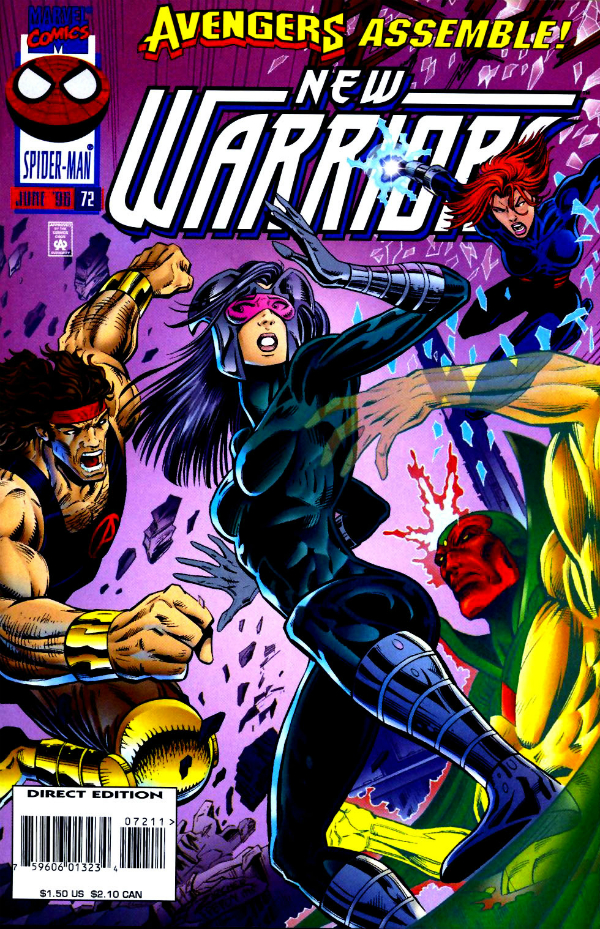 The New Warriors (1990) #72 cover